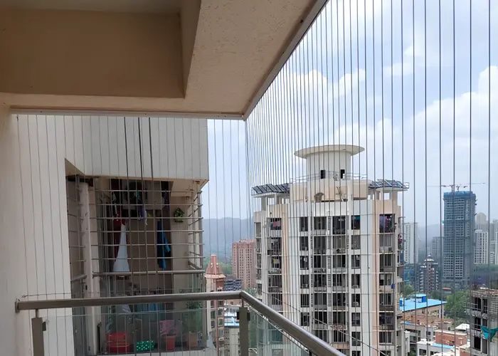 Secure Netting's Balcony and Window Invisible Grills in Pune, Hinjewadi, Kalyani Nagar, Kharadi, Garmal, Balewadi, Wadgaon City, Kondhwa, Model Colony, Karve Nagar, Viman Nagar, Shivajinagar, Nashik, Mumbai