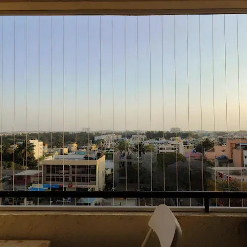 Secure Netting Offers Premium Quality Nylon Coated, Aluminum and Stainless Steel Balcony Invisible Grills in Raidurgam, Tellapur and Throughout Hyderabad