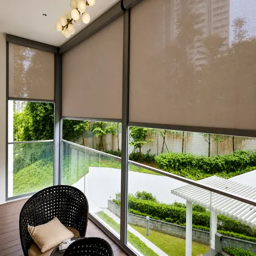 Premium outdoor blinds for balcony in Chennai