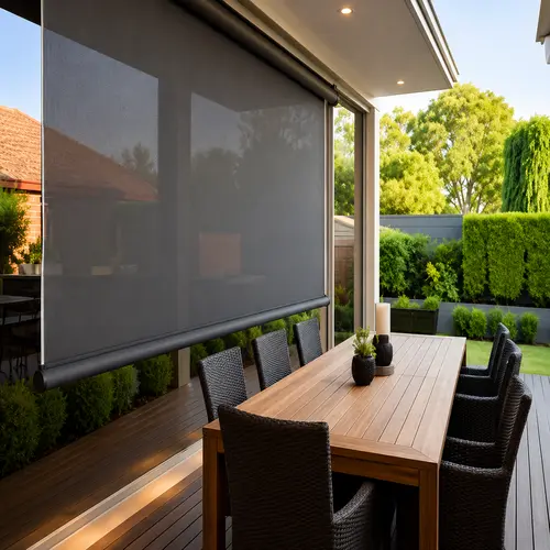 Premium quality outdoor blinds for balcony in Chennai