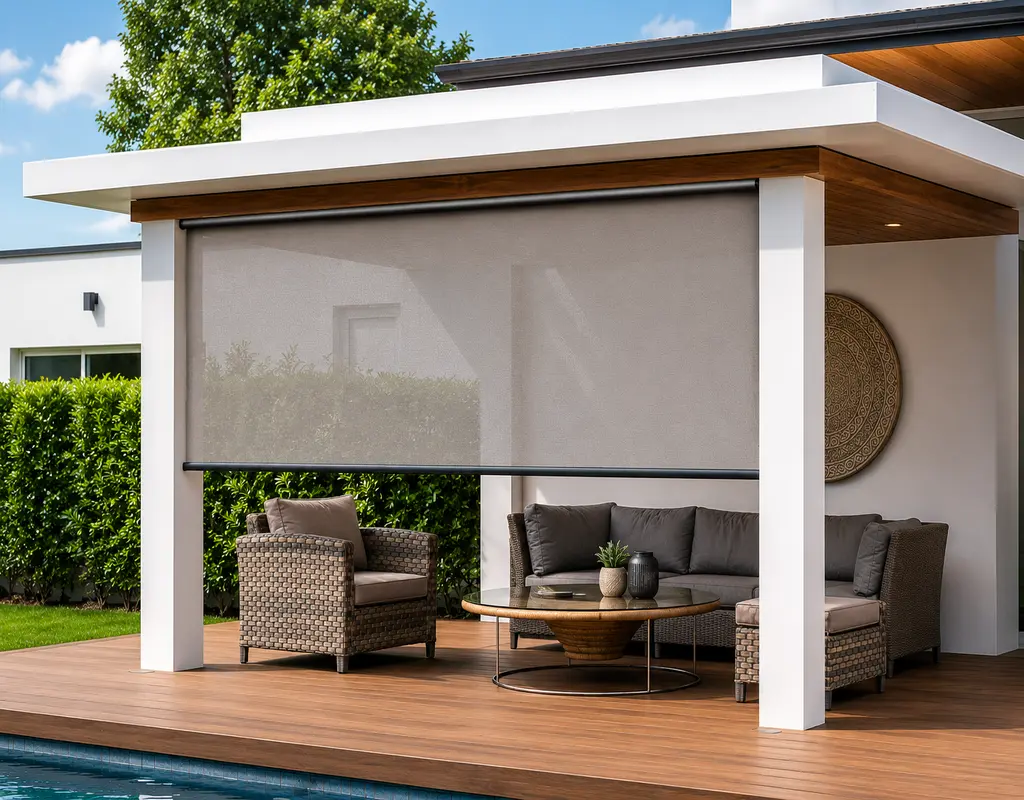 Top quality outdoor blinds for balcony in Chennai